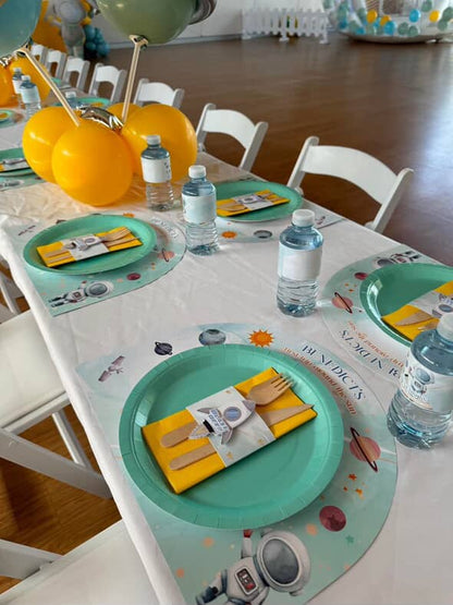 First Trip Around the Sun Theme Paper Placemat