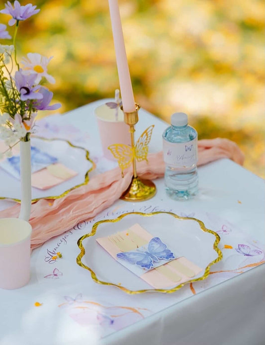 Butterfly Theme Napkin Wrap