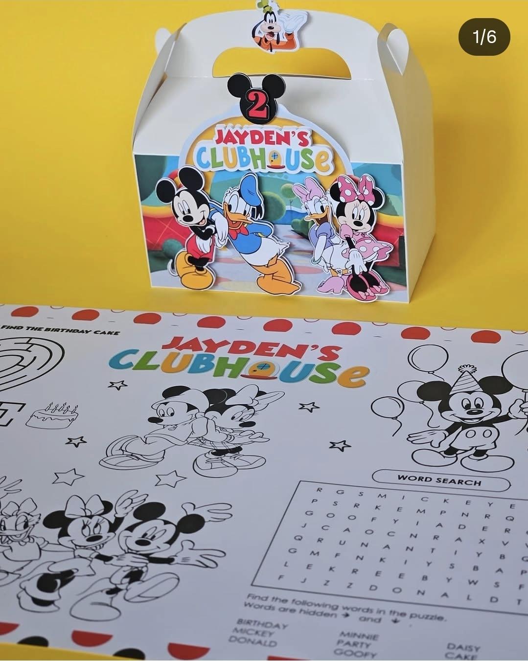 Colouring-in Placemat - Custom Design