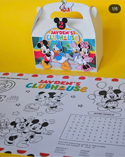 Colouring-in Placemat - Custom Design