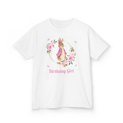 Pink Peter Rabbit Tee — 'Birthday Girl' Peter Rabbit Floral Shirt