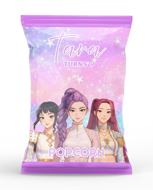 K-Pop Superstar Popcorn Bag