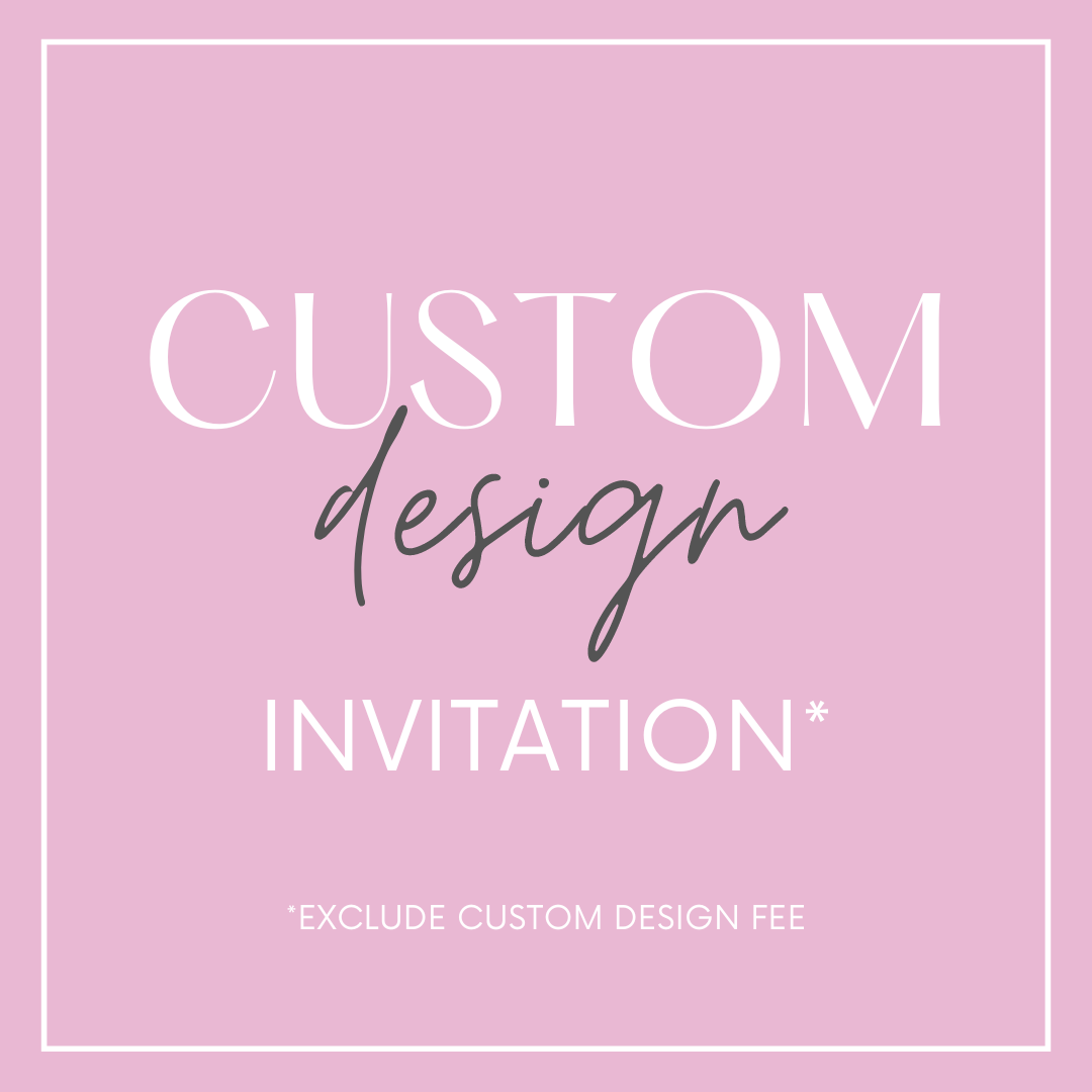 Custom Design Invitation