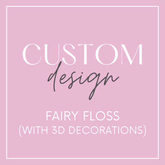 Fairy Floss with 3D Pop-up Decor Design