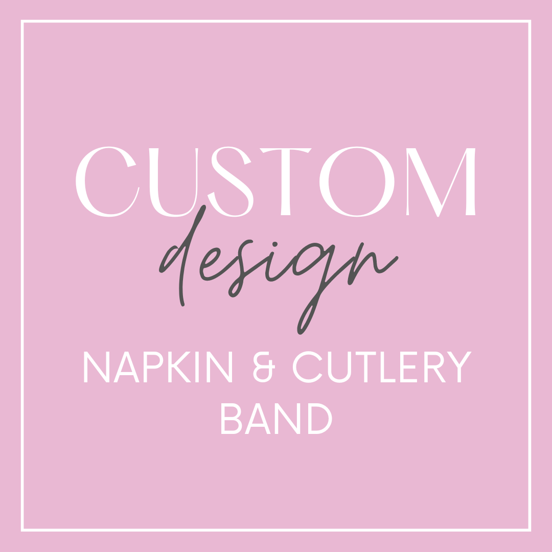 Personalised Napkin & Cutlery Band