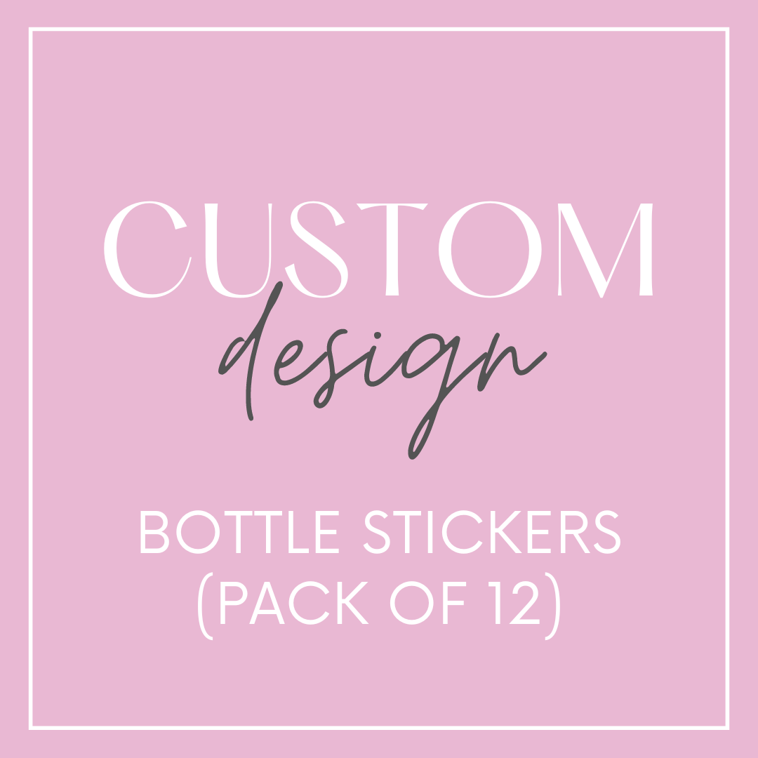 Bottle Labels (12pk) - Custom Design