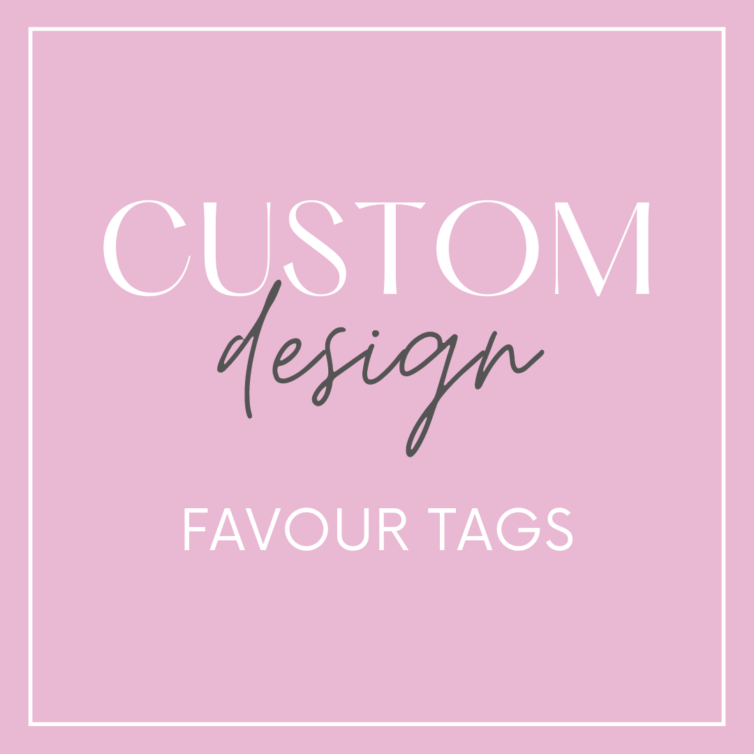 Favour Tags (12pk) - Custom Design