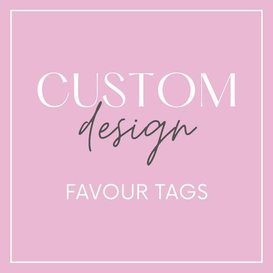 Favour Tags (12pk) - Custom Design