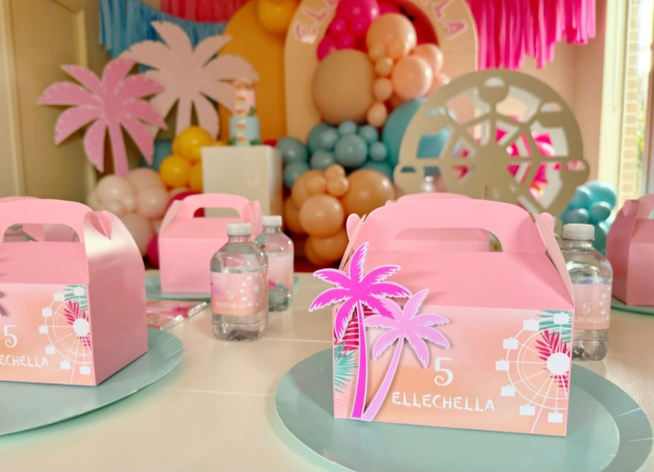 Party Boxes and Favours for Kids Parties and More – Summer Print & Party