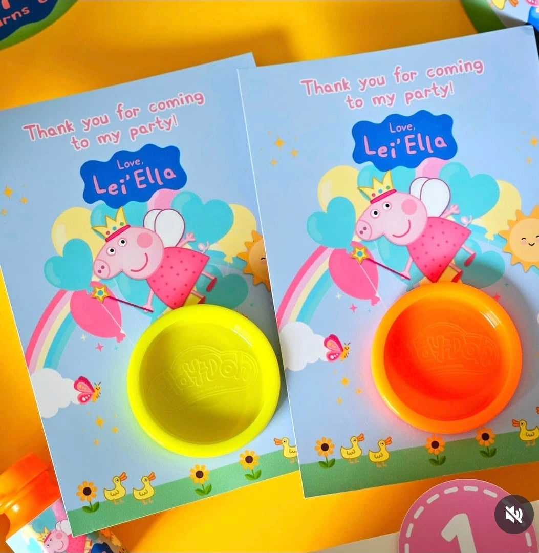 Pink Piggy Birthday Party Box | Personalised Kids Birthday Party Favours Australia
