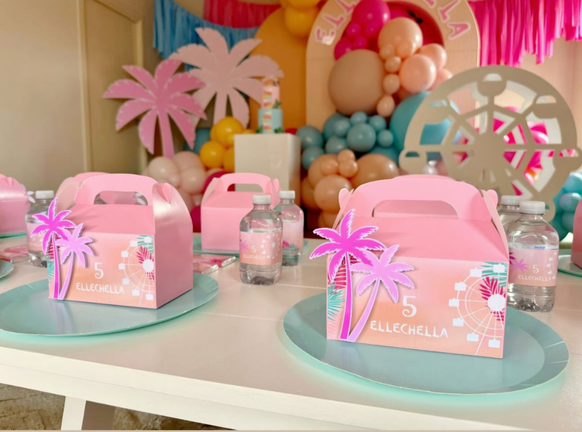 Party Boxes and Favours for Kids Parties Australia – Summer Print & Party