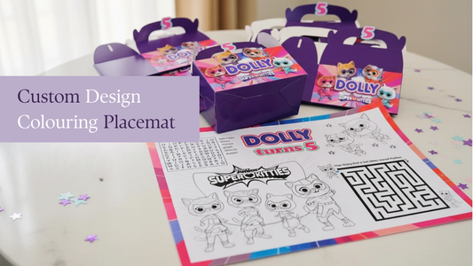 Colouring-in Placemat - Custom Design