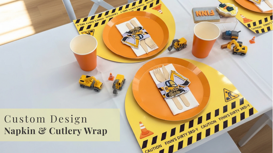 Napkin & Cutlery Wrap - Custom Design