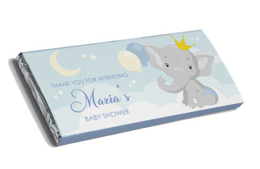 Baby Blue Elephant Chocolate Bar