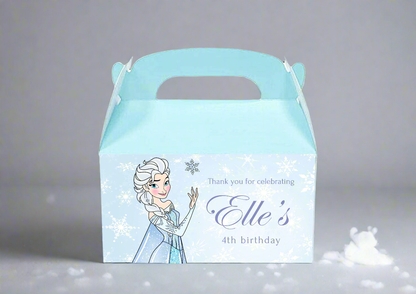 Elsa Inspired Watercolour Frozen Party Box