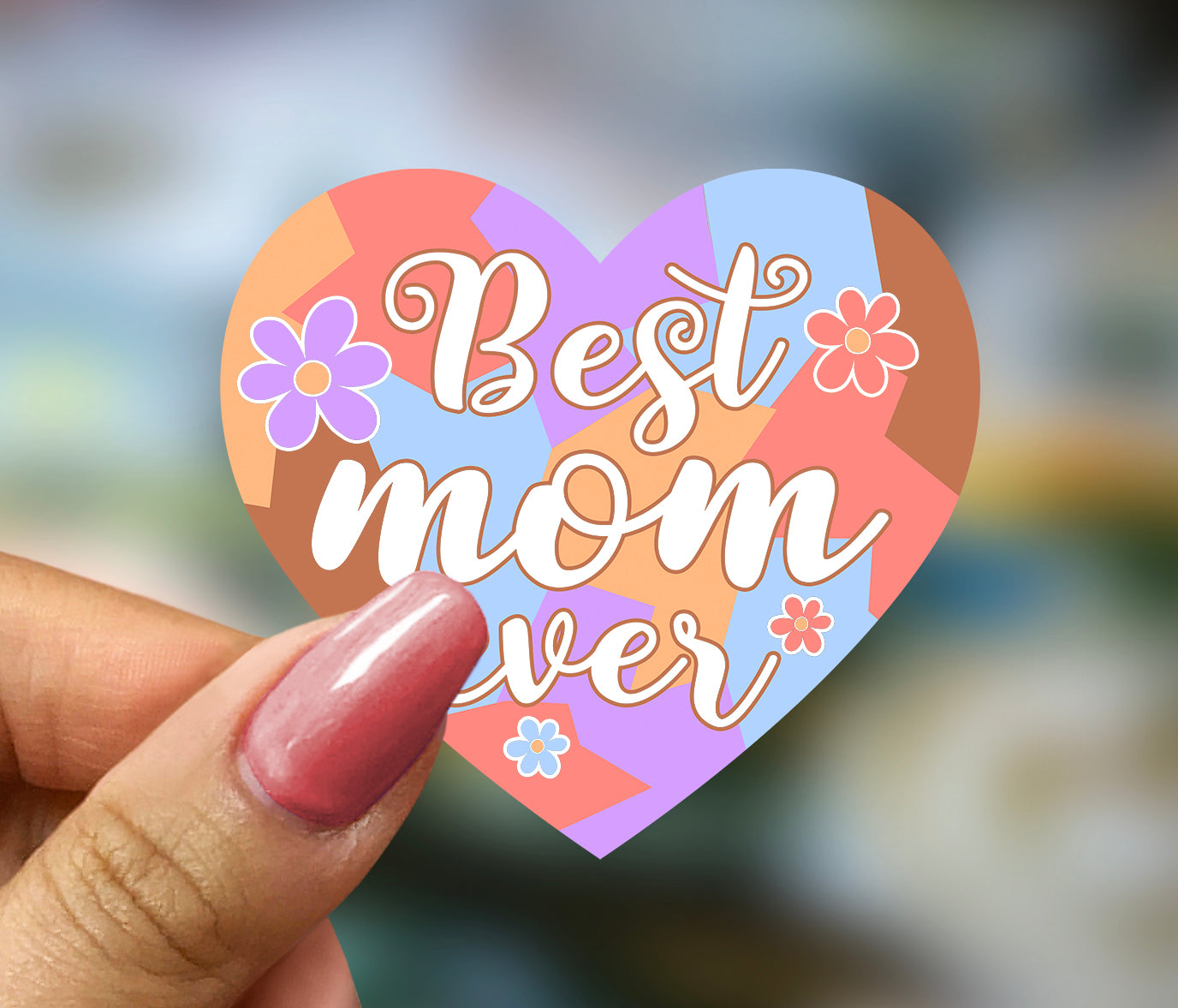 Best Mom Ever Mother's Day Stickers Pack