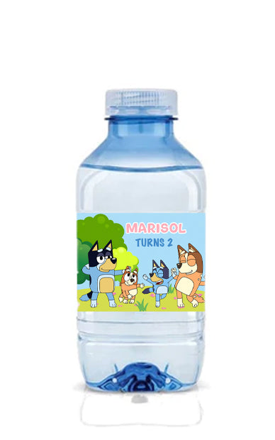 Heeler Dog Family Bottle Labels (12pk)