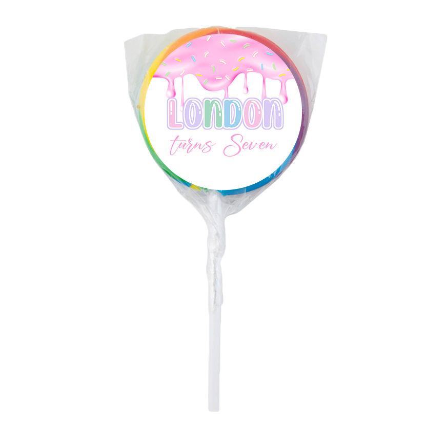 Two Sweet Candyland Theme Lollipops -12pk