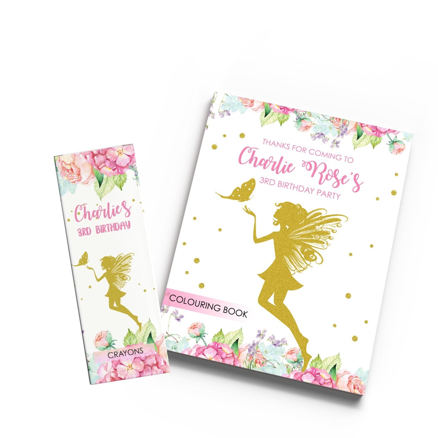 Fairy Colouring Book & Crayons