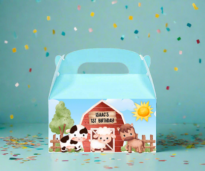 Farm Animals Party Box