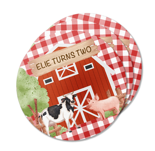 Farm Animals Theme Stickers Pack