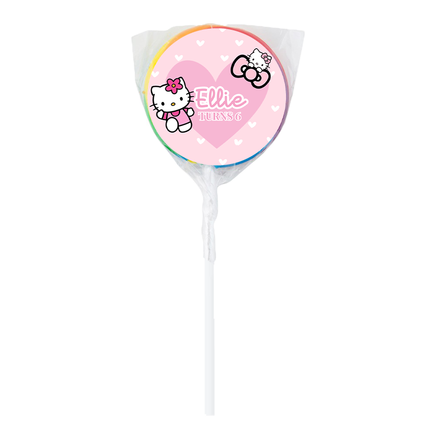 Cute Kitty Theme Lollipops -12pk