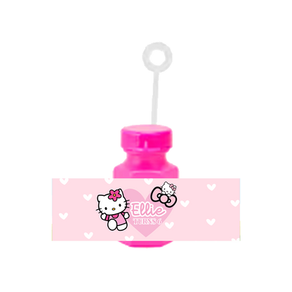 Cute Kitty Mini Bubbles Stickers (12Pk)