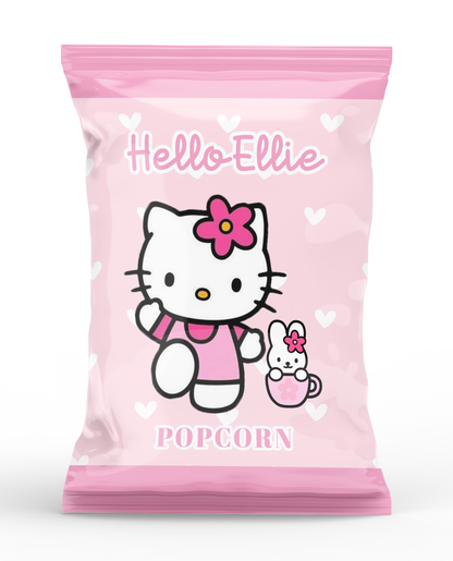Cute Kitty Theme Popcorn Bag