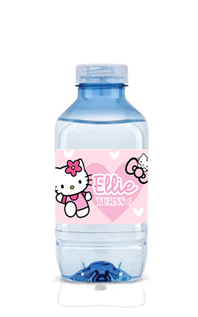 Cute Kitty Theme Bottle Labels (12pk)
