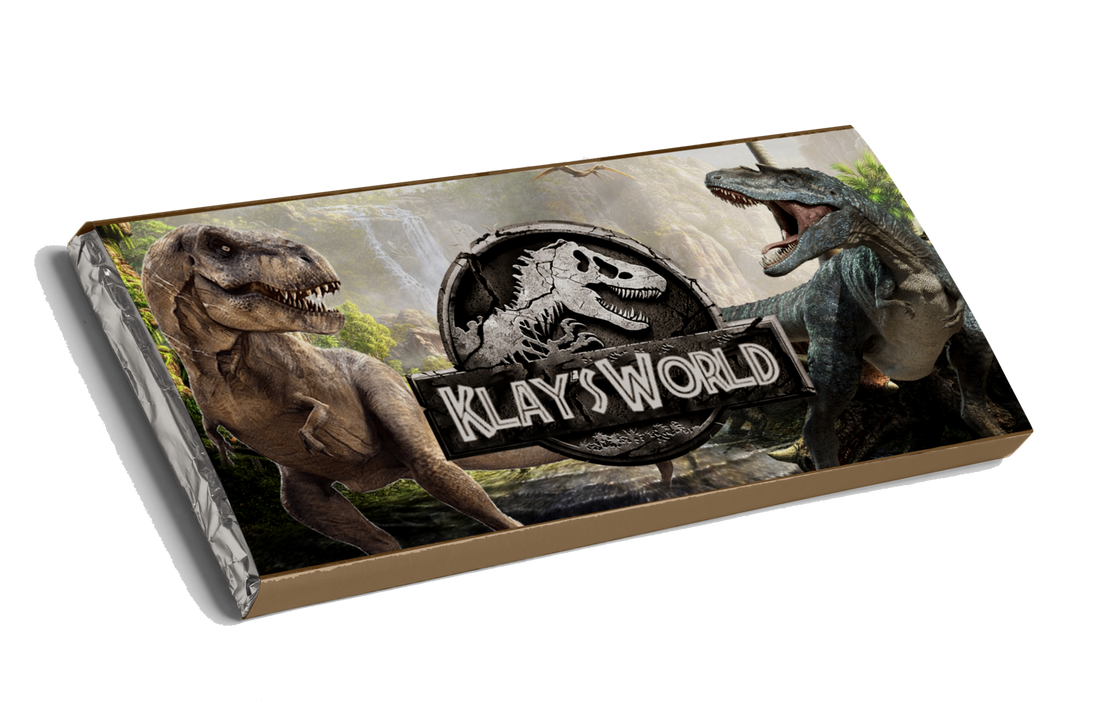 Jurassic World Chocolate Bar Summer Print & Party