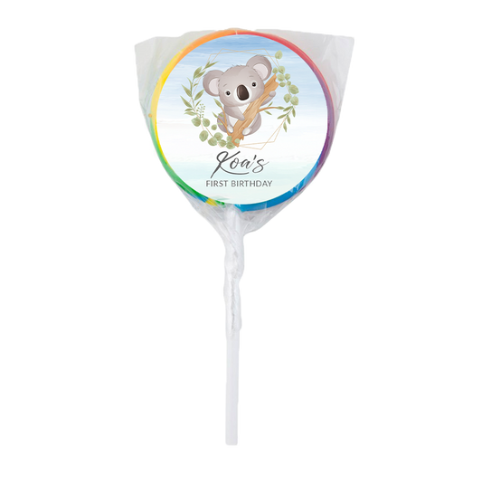 Koala Theme Lollipops -12pk