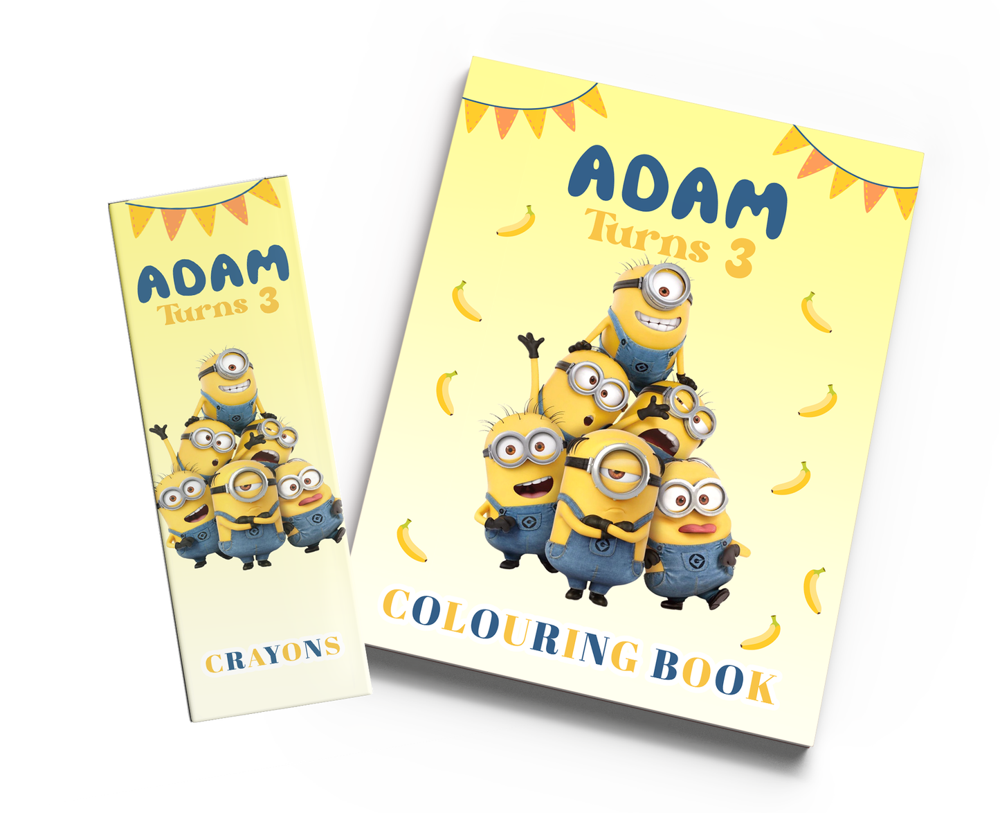 Minion Theme Colouring Book & Crayons