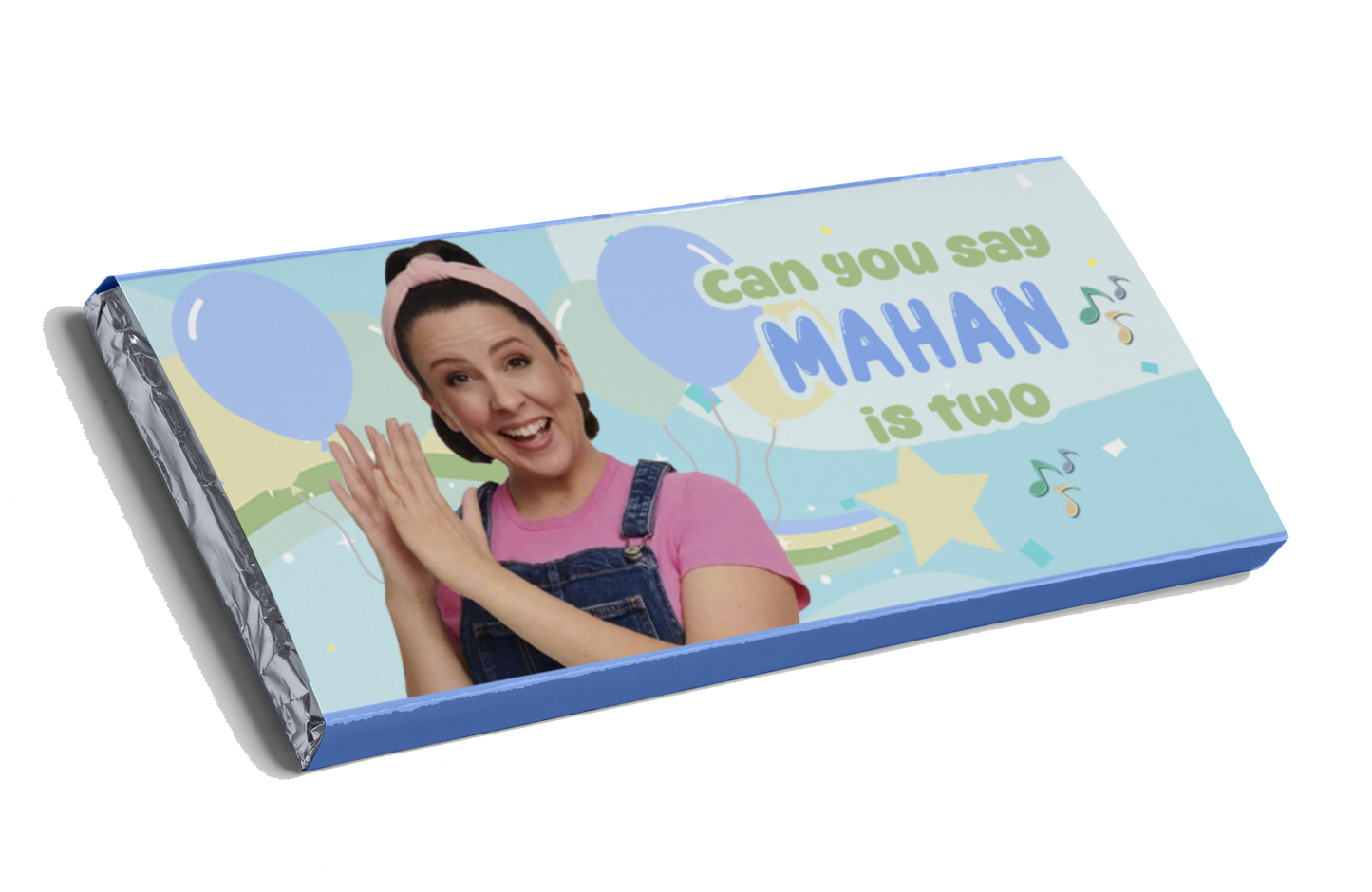 Ms Rachel Pastel Design Chocolate Bar | Kids Birthday Party Favours Australia