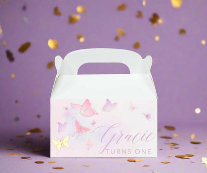 Pastel Butterflies Party Box