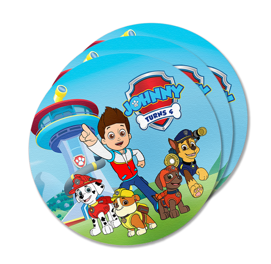 Paw Party Theme Stickers Pack