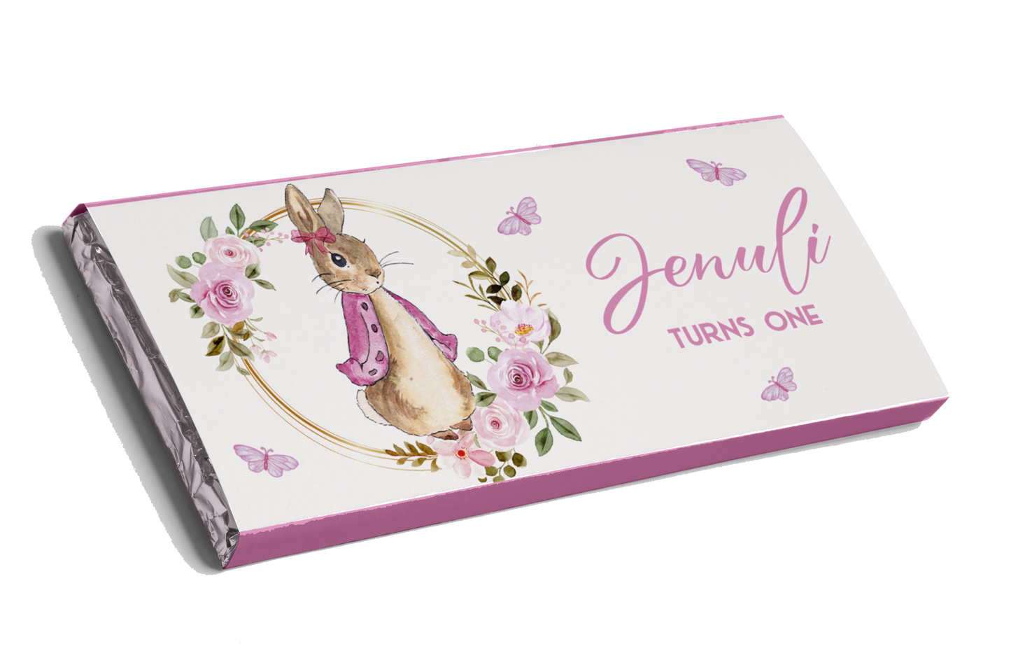Pink Peter Rabbit Chocolate Bar – Summer Print & Party