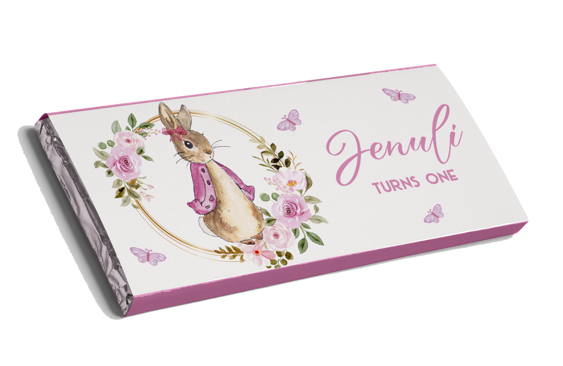 Pink Peter Rabbit Chocolate Bar – Summer Print & Party