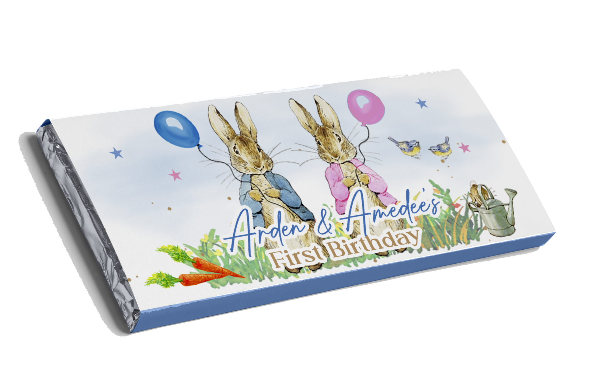 Peter Rabbit Twin Design Chocolate Bar – Summer Print & Party
