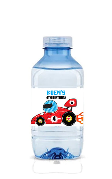 Racing Car Bottle Labels (12pk)