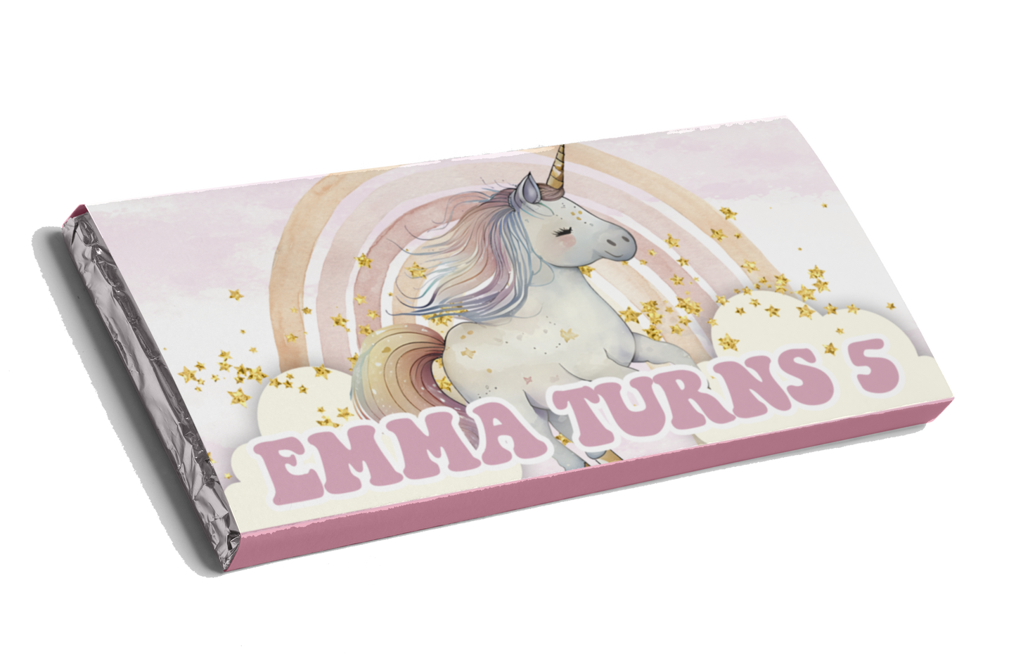 Rainbow Unicorn Chocolate Bar
