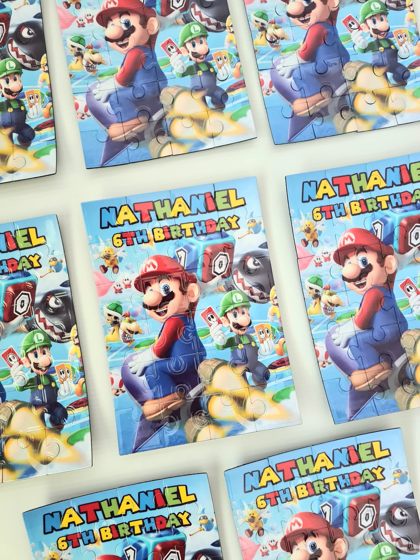 Super Mario Personalised Mini Puzzles