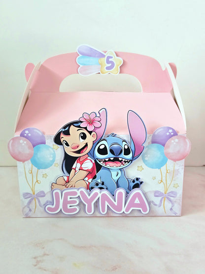 Lilo & Stitch Pastel Theme Favour Party Box