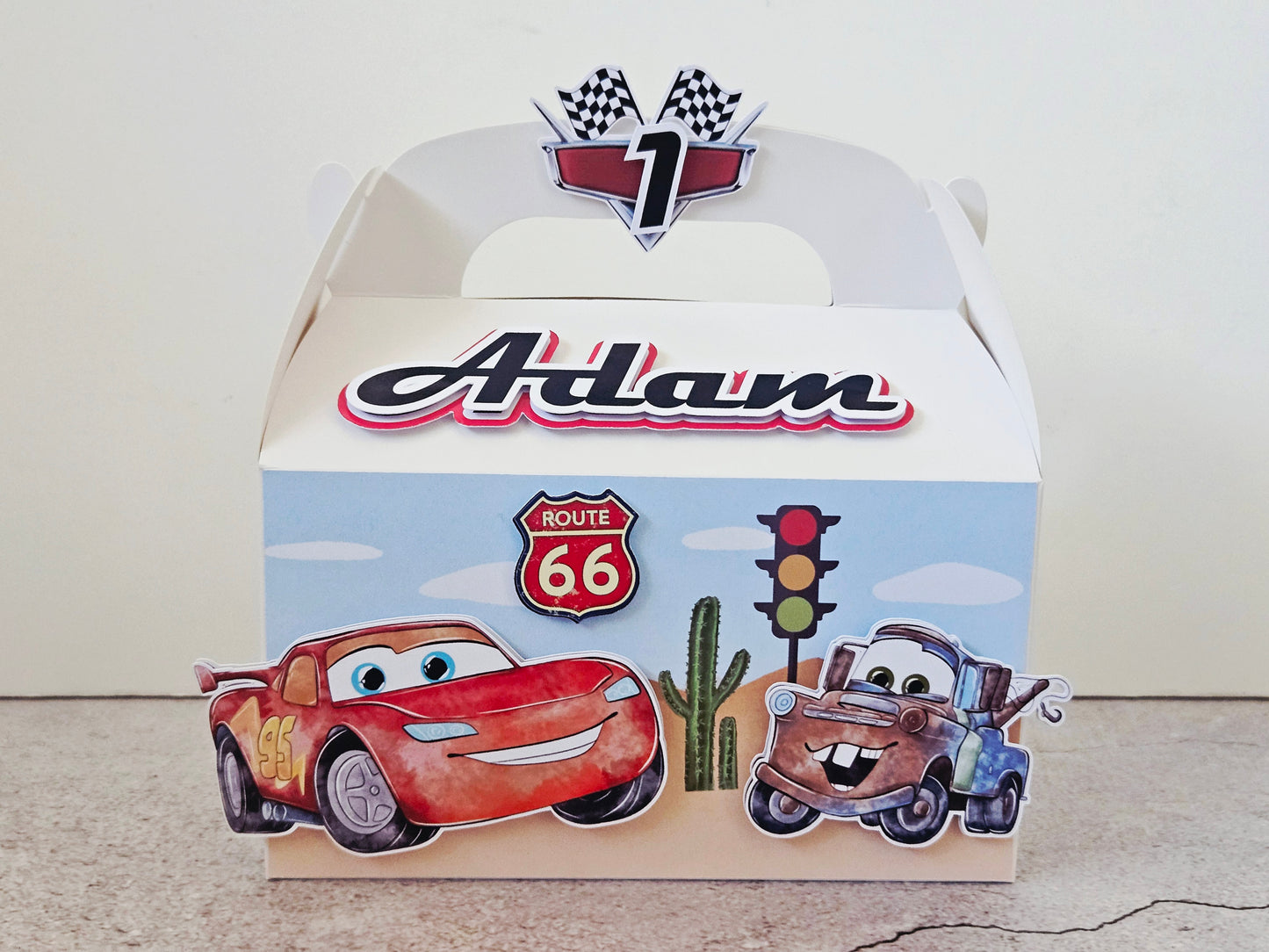 Cars Theme Favour Party Box