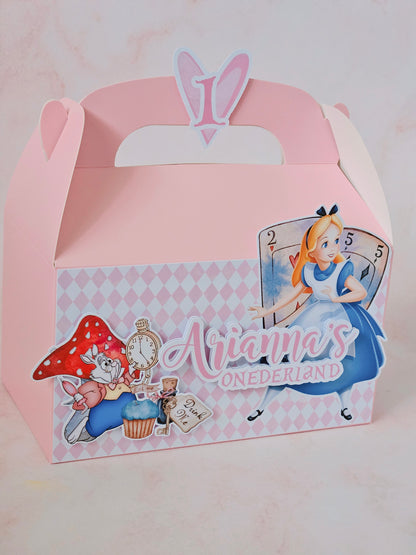 Alice & Wonderland Pink Themed Party Box