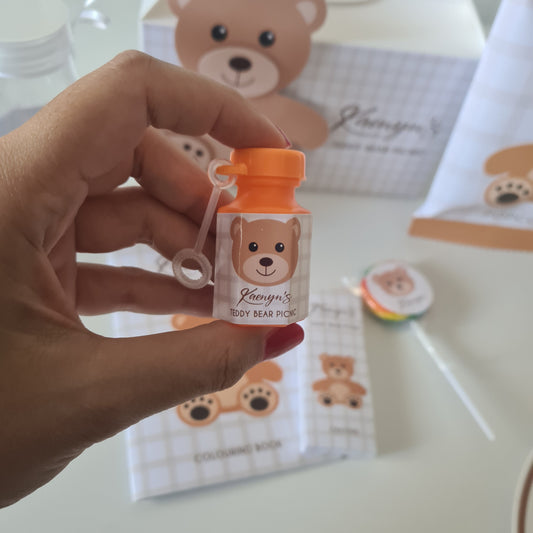 Teddy Bear Picnic Mini Bubbles
