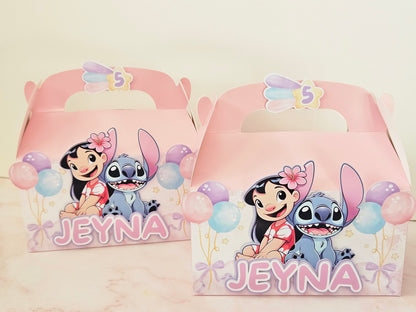 Lilo & Stitch Pastel Theme Favour Party Box