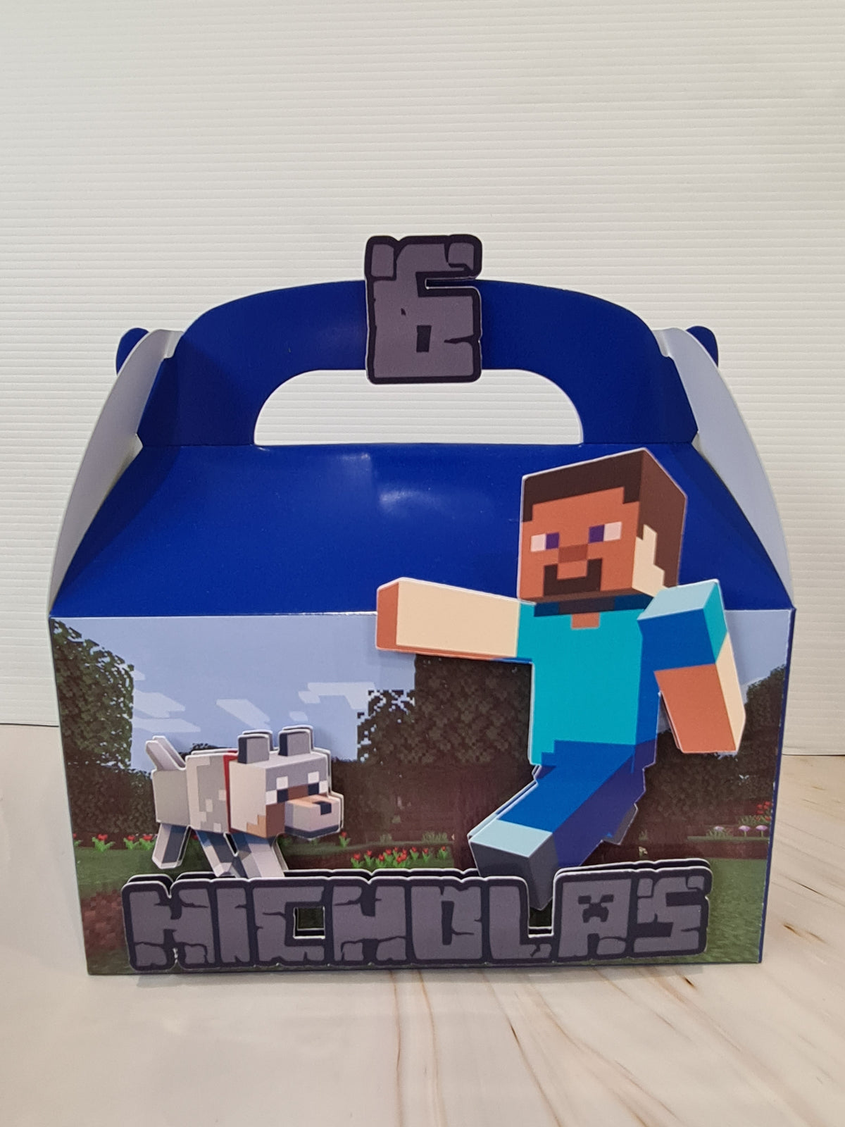 Minecraft Simple Template Box Minecraft Party Box – Summer Print & Party