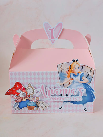 Alice & Wonderland Pink Themed Party Box