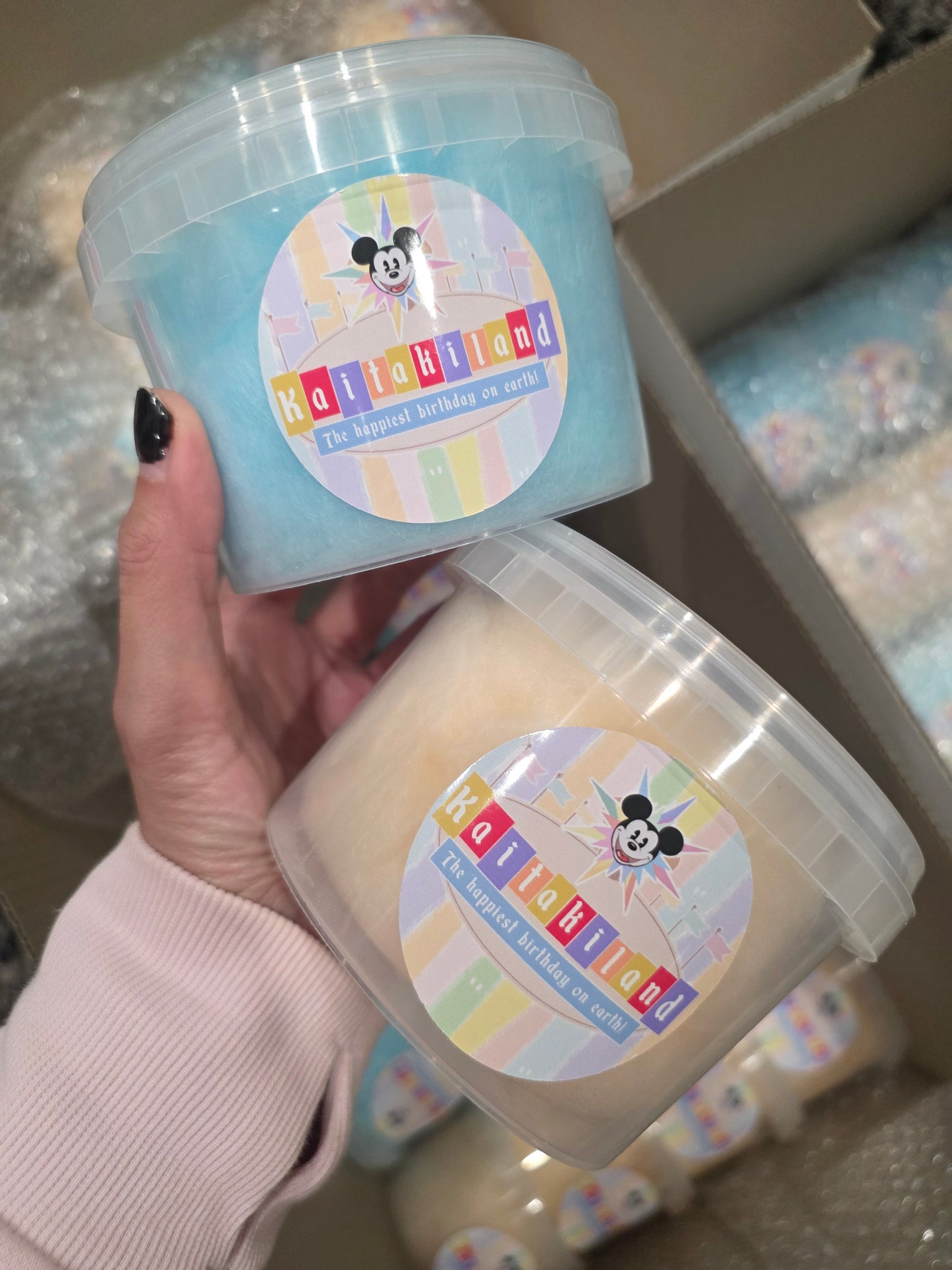 Fairy Floss with Sticker - Custom Design