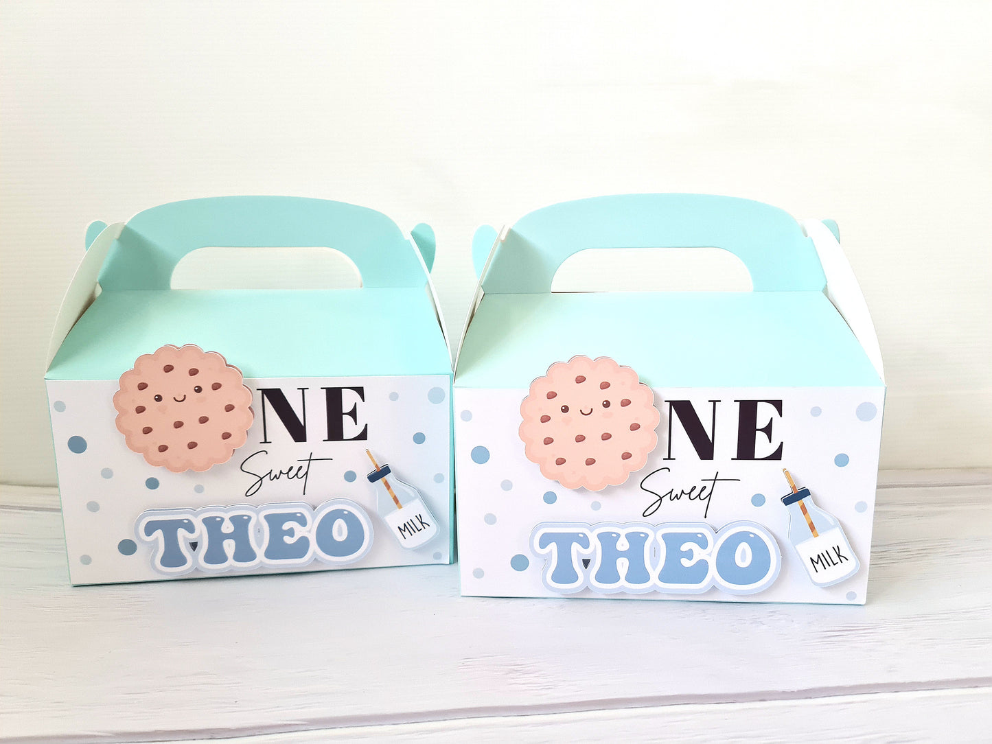 Cookies and Milk Theme Party Box